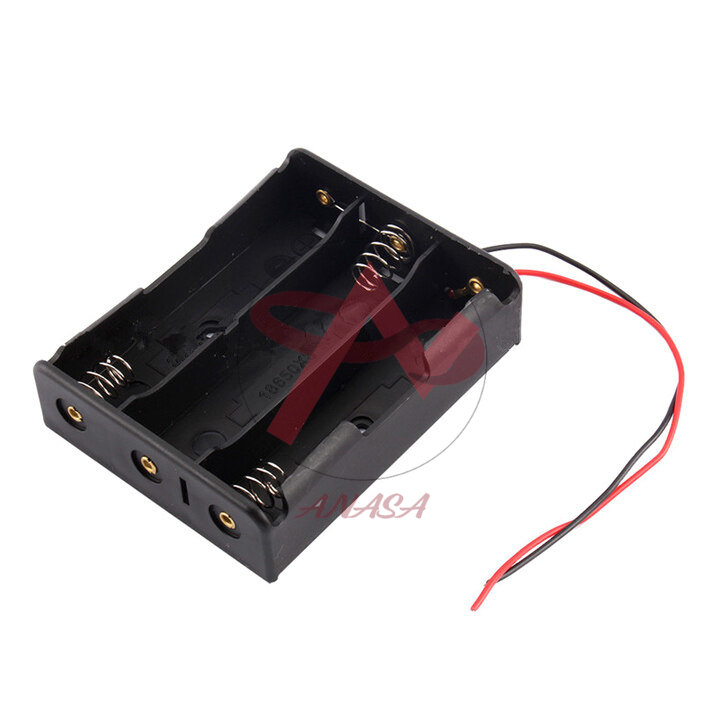 Đế Pin 18650 Có Dây (Đấu Nối Tiếp) 2 Pin
