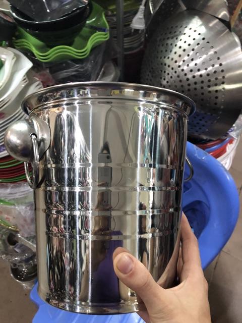 Xô đựng đá ngâm rựu inox