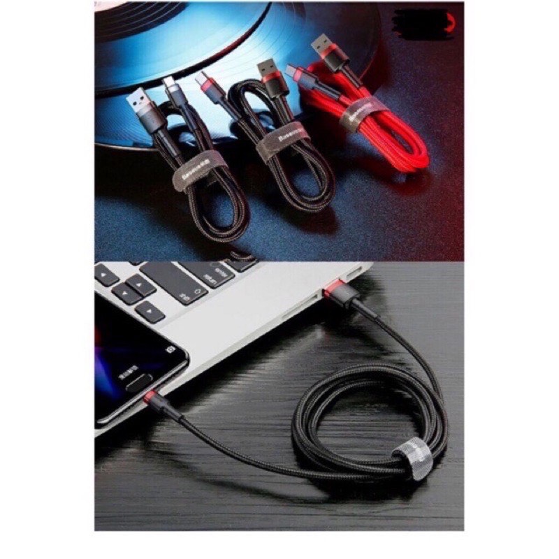 Cáp sạc Baseus Cafule Cable - Type - C, Micro, sạc nhanh, truyền dữ liệu