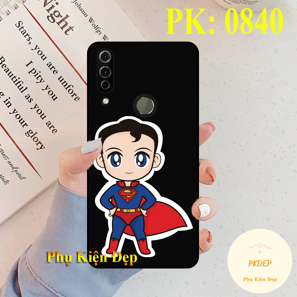 [HCM]Ốp lưng Vsmart Joy 3 dẻo đen in hình BST Siêu Anh Hùng Chibi