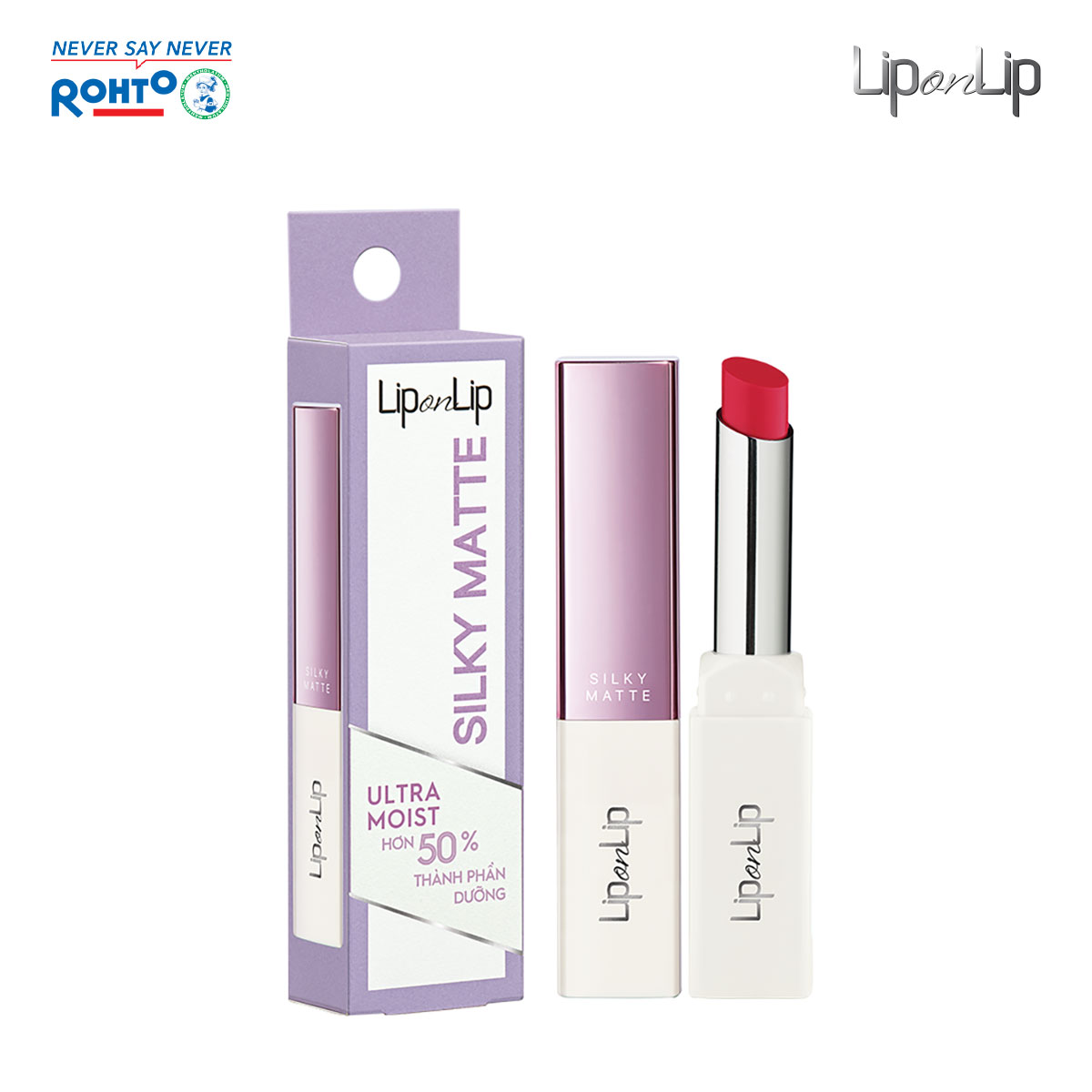 Son lì siêu mịn dưỡng tối ưu Lip On Lip Silky Matte 2,2g