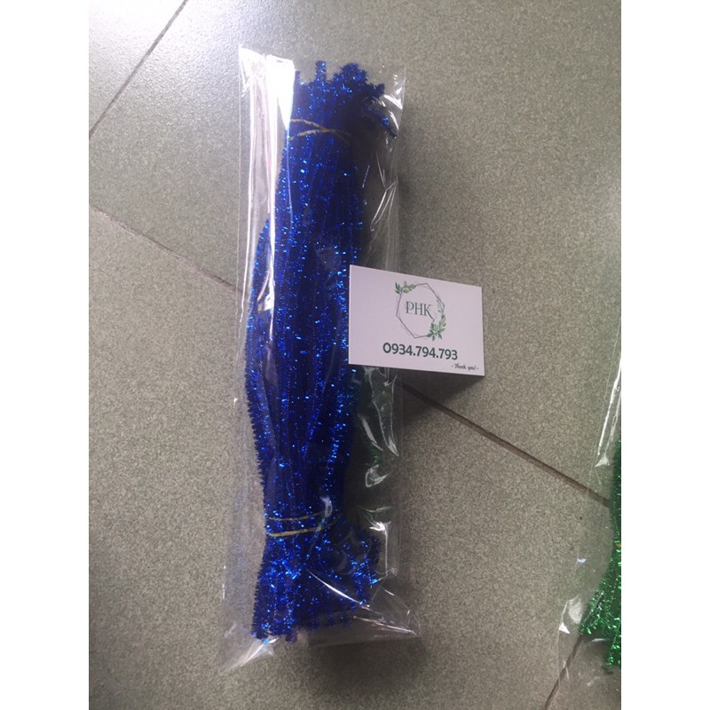 Bó 100 cọng kẽm xù nhung phk shop