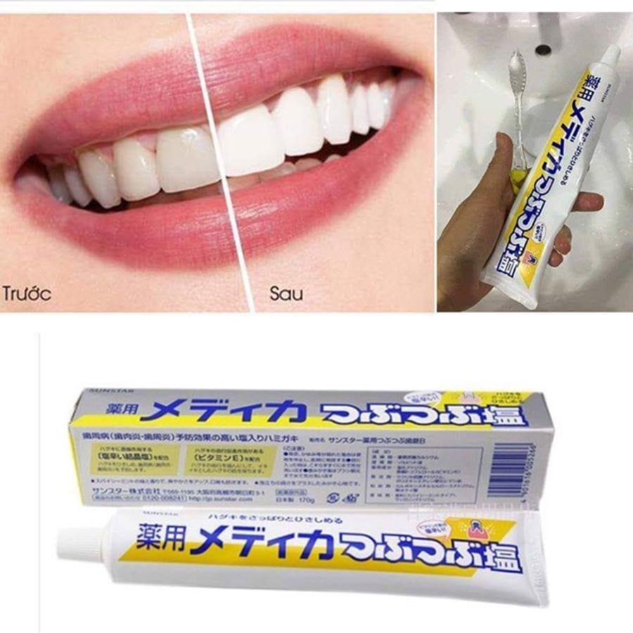 SUNSTAR - Kem Đánh Răng Muối Nhật 170g