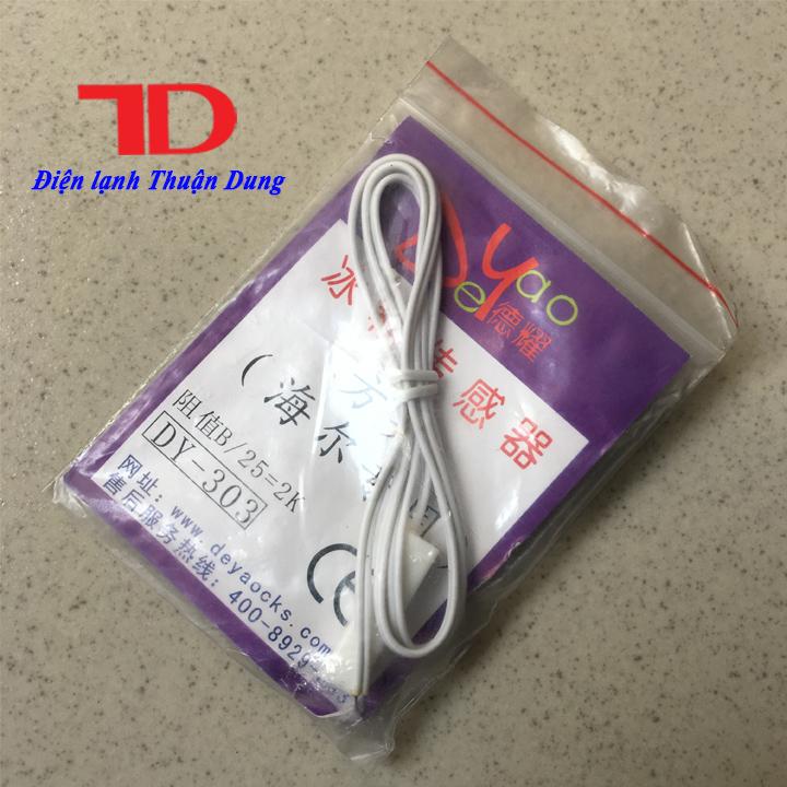 Sensor Tủ Lạnh 2k đầu vuông, Đầu dò cảm biến Tủ Lạnh 2k
