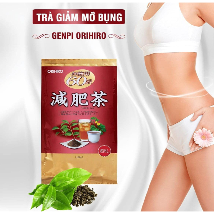 Trà tiêu mỡ Genpi tea Orihiro Nhật Bản