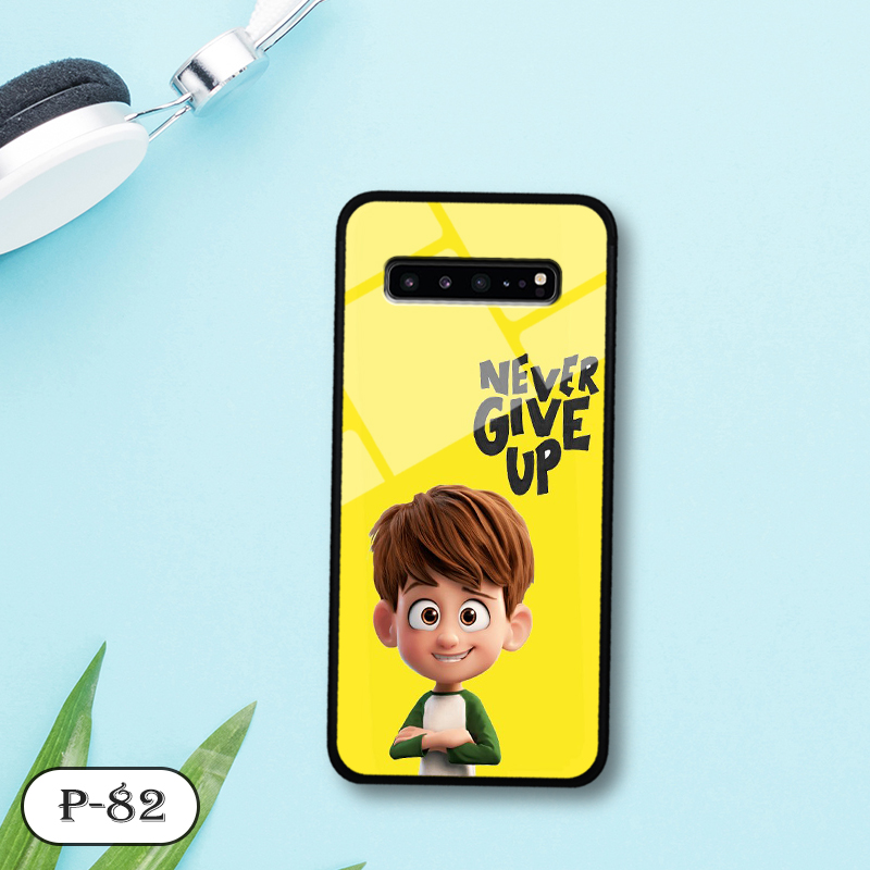 Ốp lưng kính 3D cute Samsung S10 5G