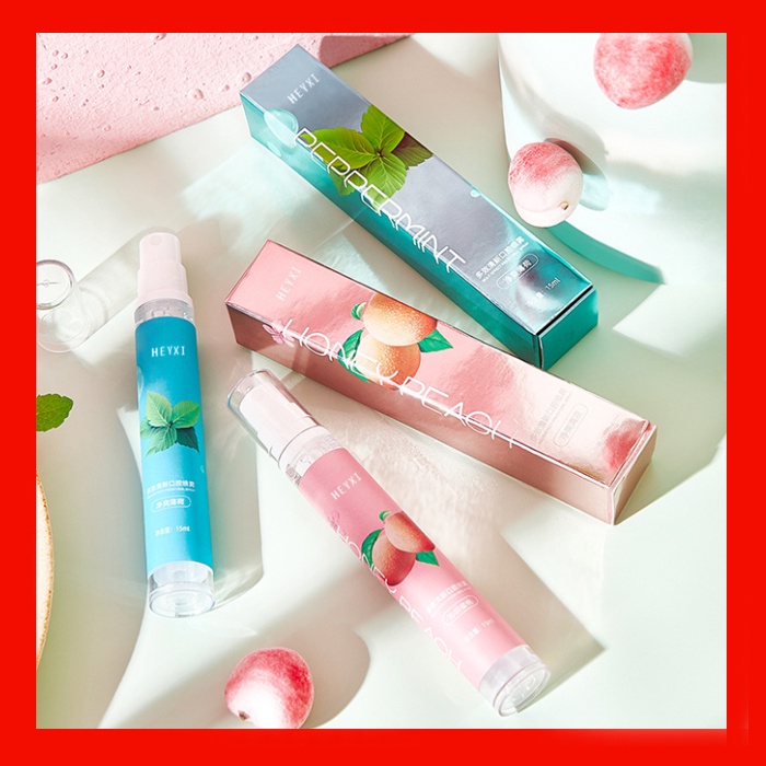 [Hoàn Tiền 15%] Xịt Thơm Miệng Mùi Bạc Hà Mùi Đào thơm mát 20ML