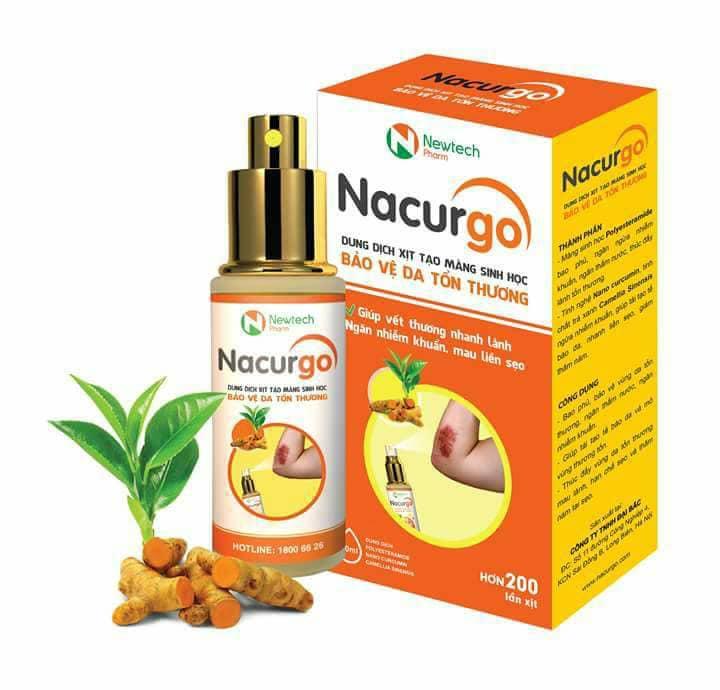 [HCM]Nacurgo 12ml hơn 100 lần xịt
