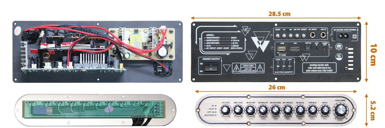 Mạch Ráp Loa Xách Tay K1500