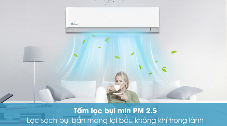 [TRẢ GÓP 0%]Điều hòa Casper 12000btu 1 chiều LC-12FS32
