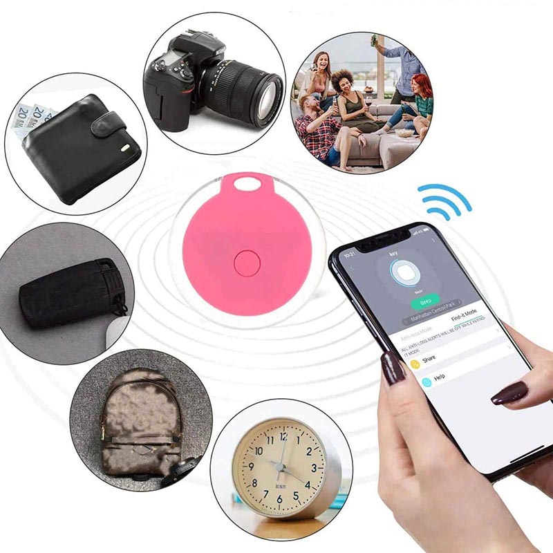 Bluetooth Tracker Chống Mất Đồ Thông Minh, Tìm 2 Chiều, Định Vị Tìm Kiếm, thiết bị chống thất lạc đồ vật thú cưng CuuLongstore