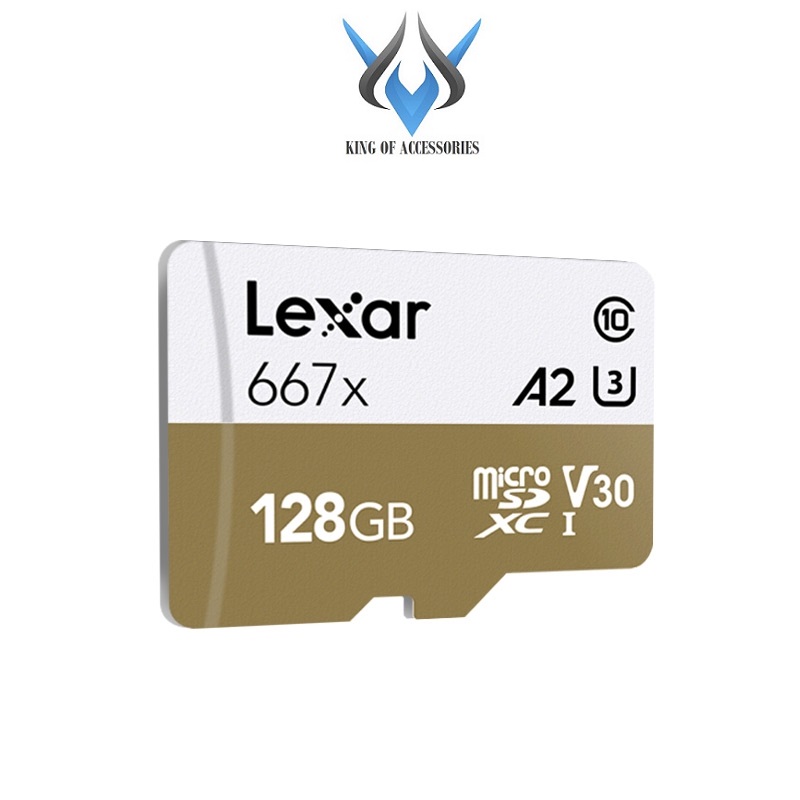 Thẻ nhớ microsdxc lexar professional 667x v30 u3 4k a2 128gb r100mb/s - không box - nhất tín computer