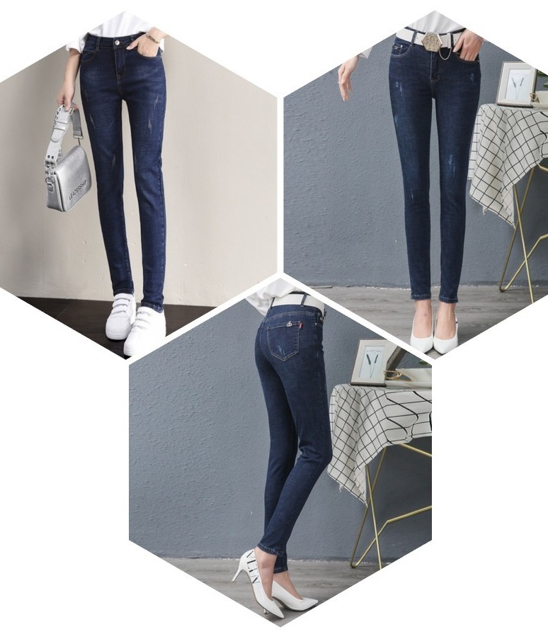 Quần jean nữ DÀI CÀO XƯỚC NHẸ  1032.30