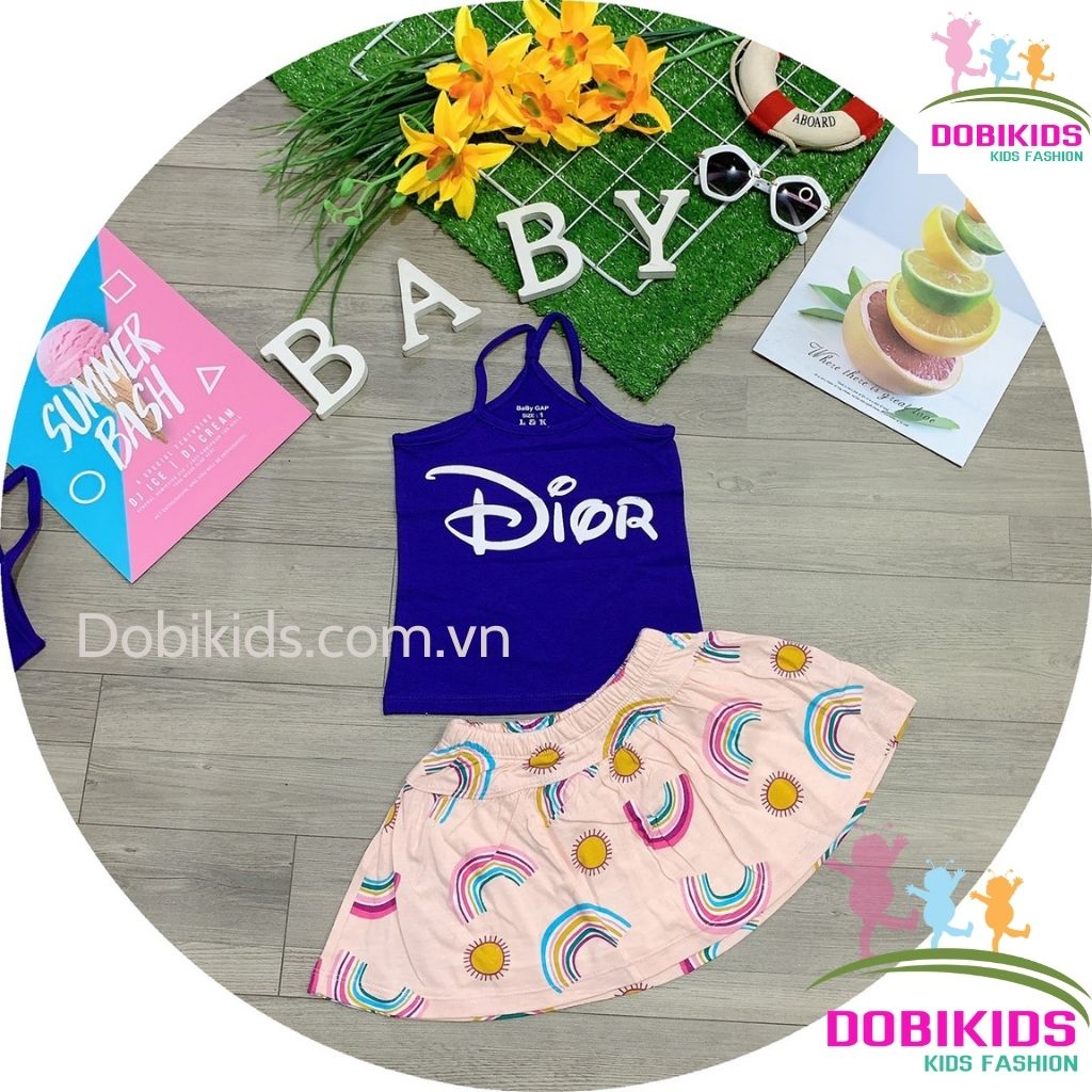 Áo Dây Bé Gái Thun Cotton 4 Chiều Đẹp Co Giãn (07-28kg)