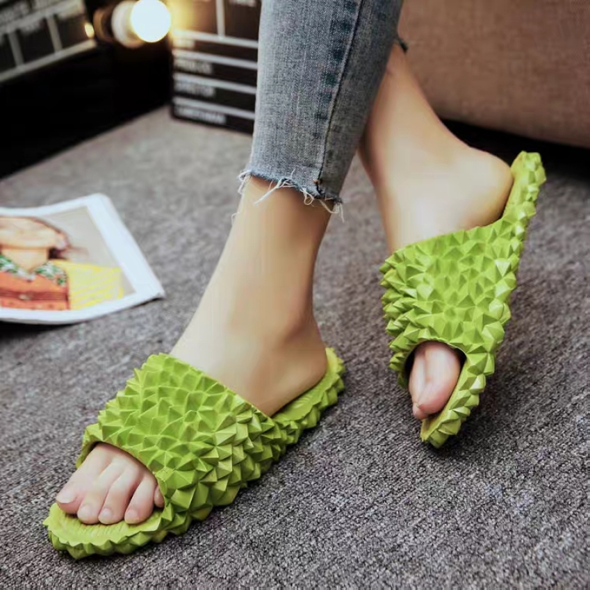 Dép nữ sầu riêng hot trend 2020 - Dép Nữ đi trong nhà trống trơn trượt siêu hót giá rẻ
