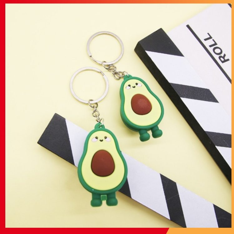 MÓC KHÓA TRÁI BƠ ĐÁNG YÊU AVOCADO 3D