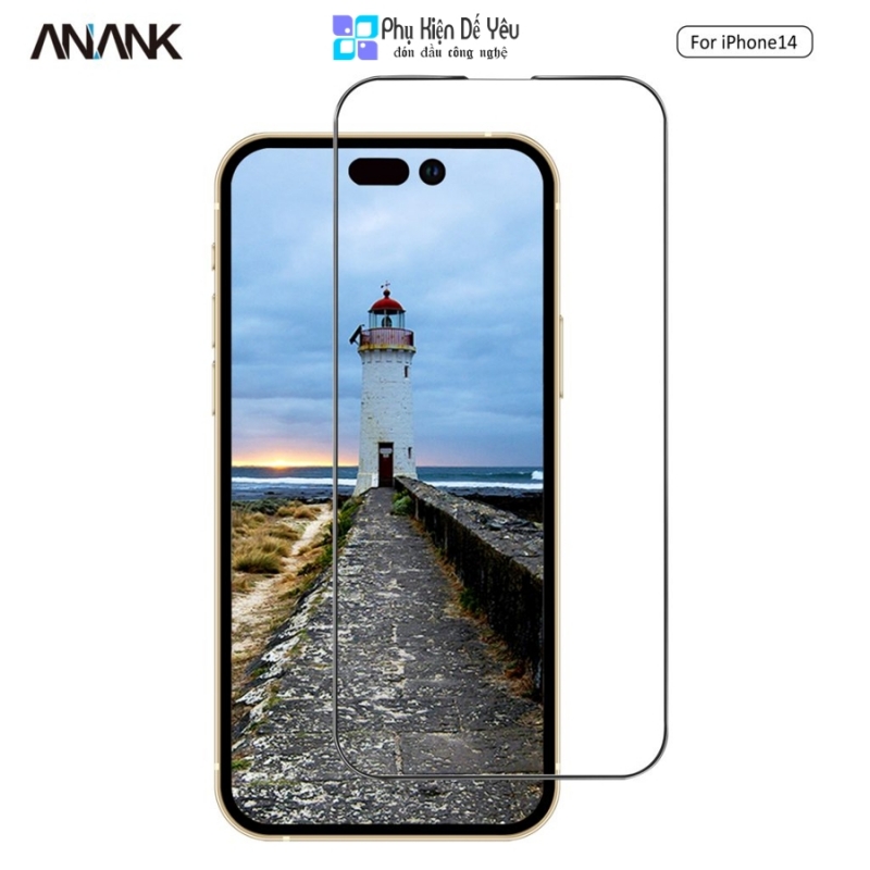 Dán cường lực ANANK 2.5D cho lPhone 14/ 14 Plus/ 14 Pro/ 14 Pro Max [Phân phối chính hãng]