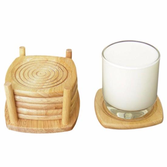 [HCM]Bộ 6 lót ly Gỗ Đức Thành 21171