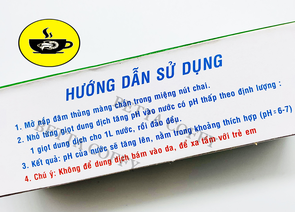 Dung dịch tăng pH nuôi cá ⏫ BETTA COFFY ☕️