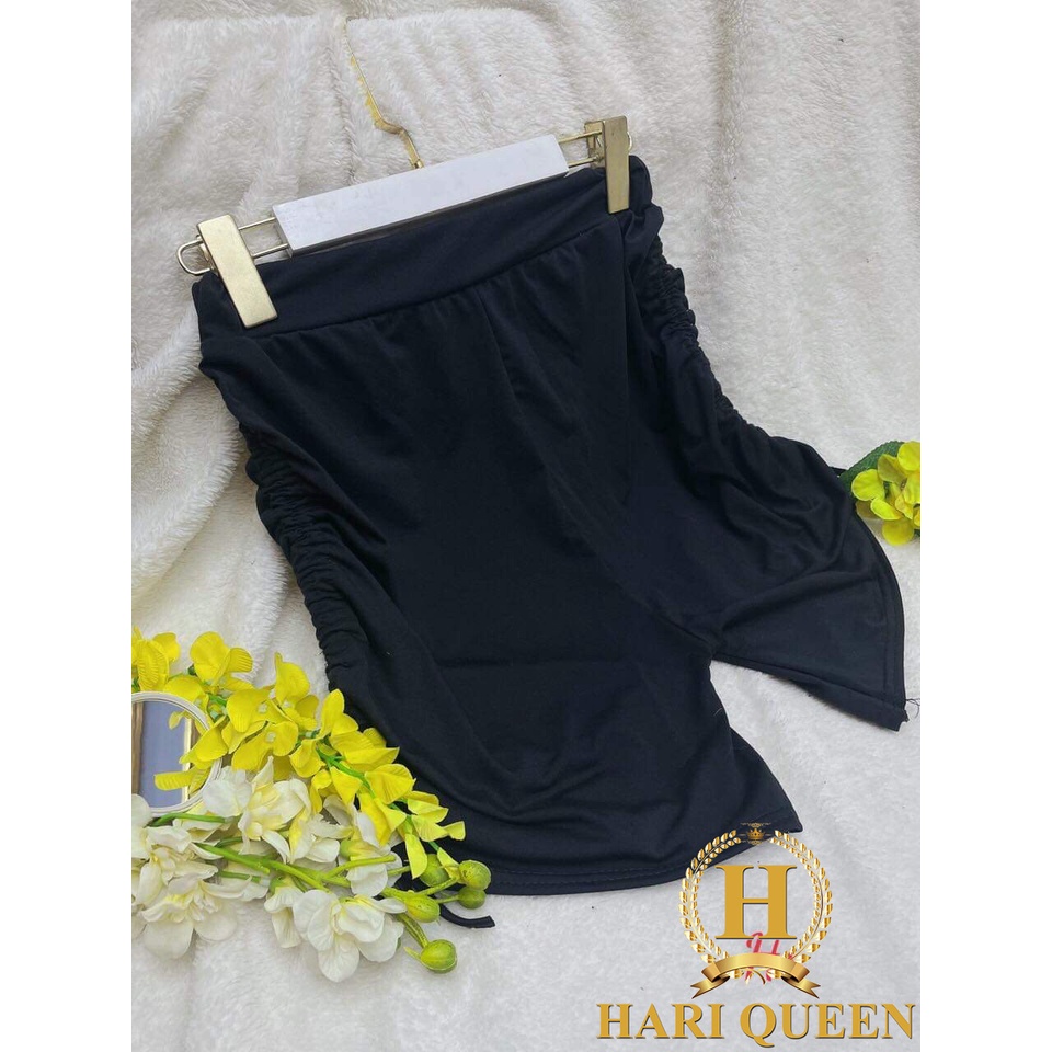 Quần đùi dây rút hông mặc 2 kiểu siêu hot