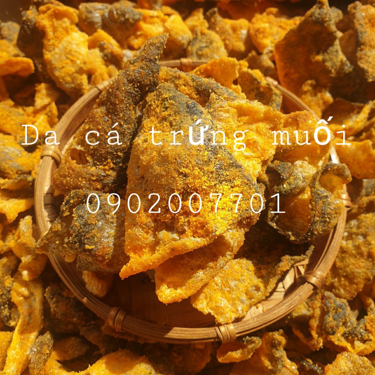 500g Da Cá Trứng Muối Cực Ngon - Đồ ăn vặt