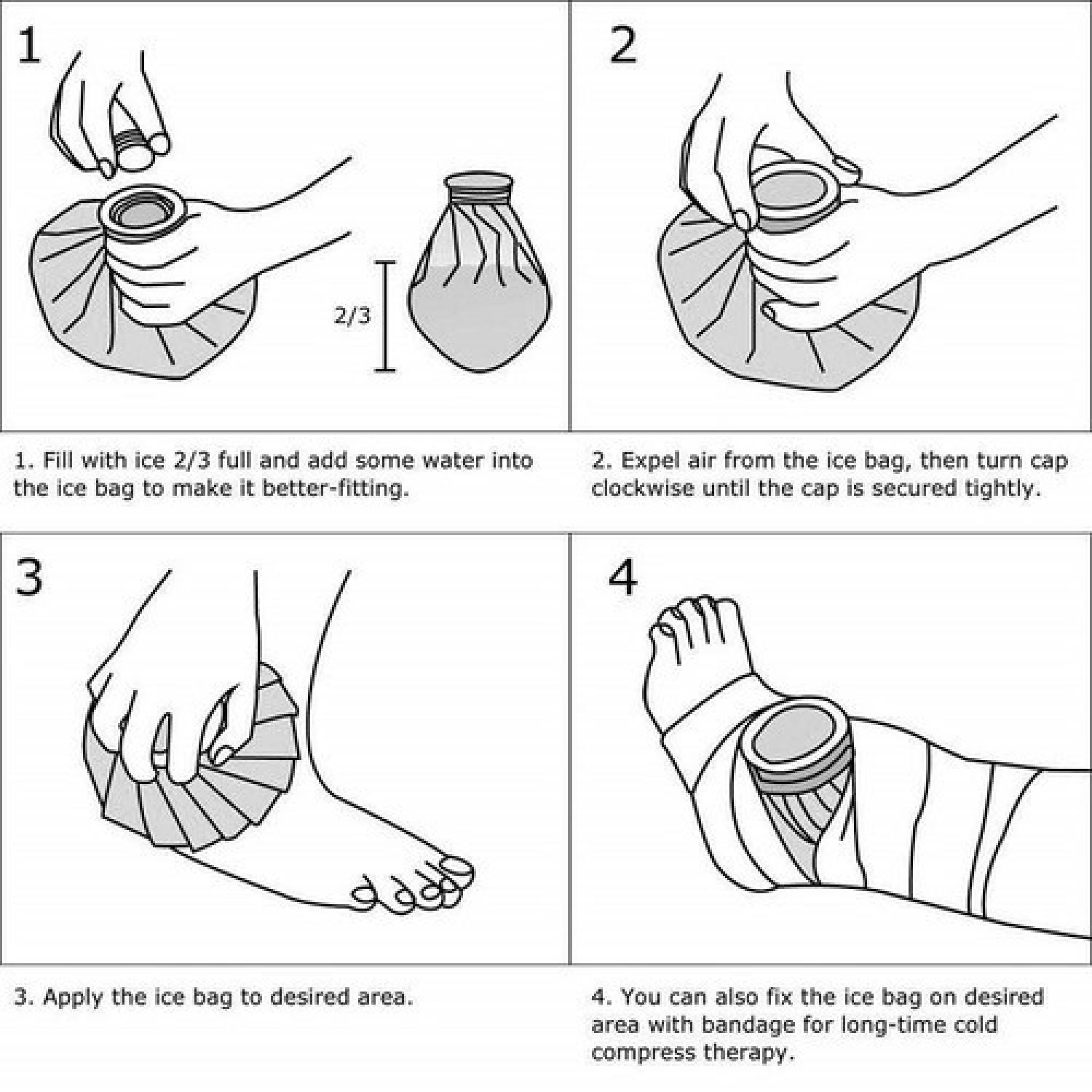 Túi Chườm Lạnh, NÓNG ( ICE BAG) GIÁ RẺ