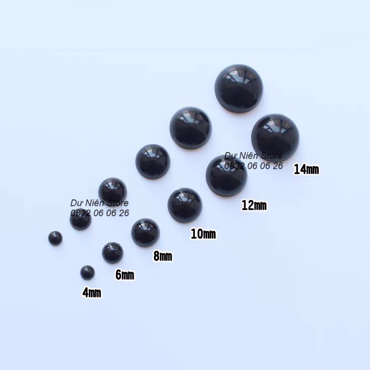 Mắt thú dán đủ size gói 10 cặp