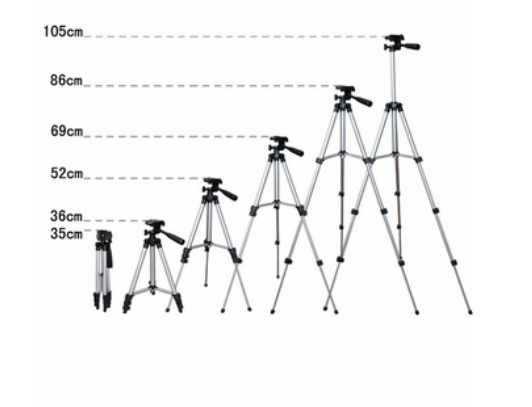 [HCM](TẶNG REMOTE) Tripod / 1060mm + Giá đỡ điện thoại + Remote Mobile Tripod 2