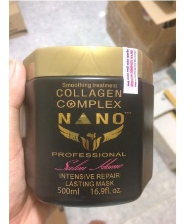 [HCM]KEM HẤP DẦU COLLAGEN PHỤC HỒI TÓC HƯ TỔN NẶNG NANO COMPLEX ( USA) 500ml