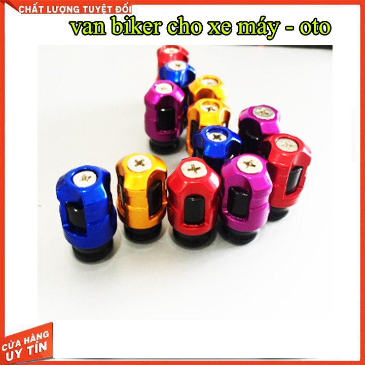 Ốp chân van xe máy- oto kiểu biker- giá 1 đoi
