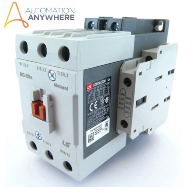 🚛freeship-khởi động từ contactor ls 3p mc-50a 2no+2nc coil 220v