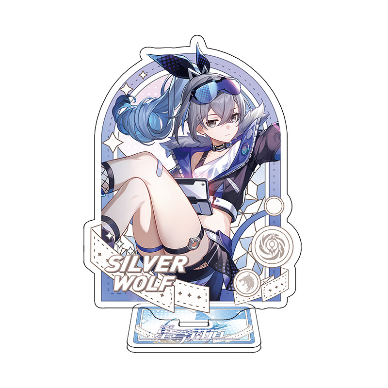 Mô hình Standee Mica game honkai star rail ( seele sói bạc jingyuan kafka luacha blade )