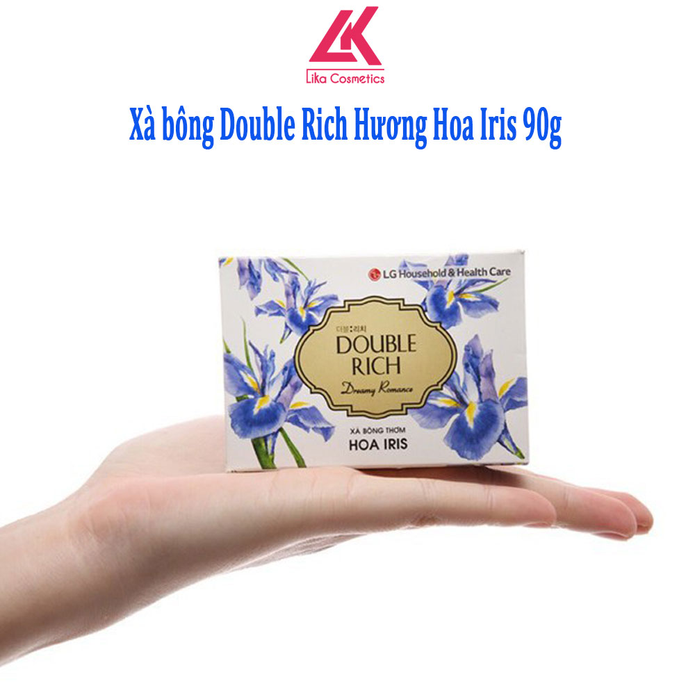 Xà bông Double Rich Hương Hoa Iris 90g