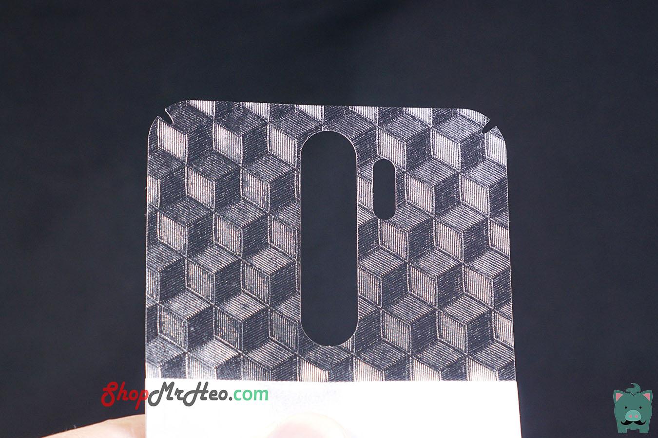 Bộ 3 Skin Dán Mặt Sau Lưng Vân 3D Carbon Xiaomi Redmi Note 8 Pro