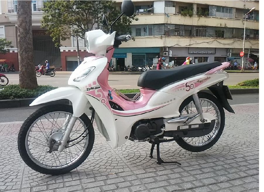 tem rời angela 50 dán xe trắng