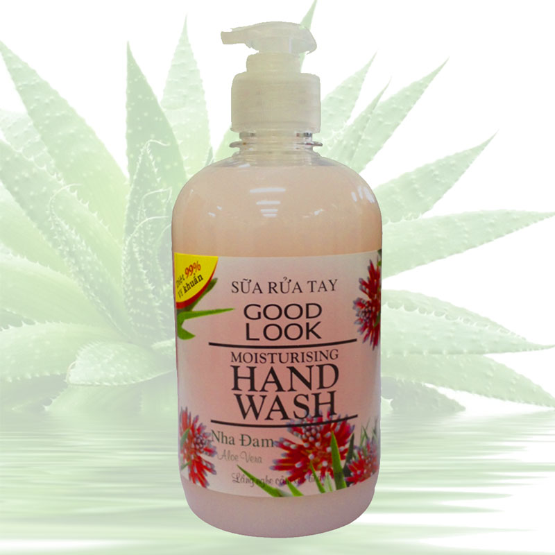 [HCM][Mua 3 chai tặng khăn] Sữa Rửa Tay Nha Đam Good Look (500ml)