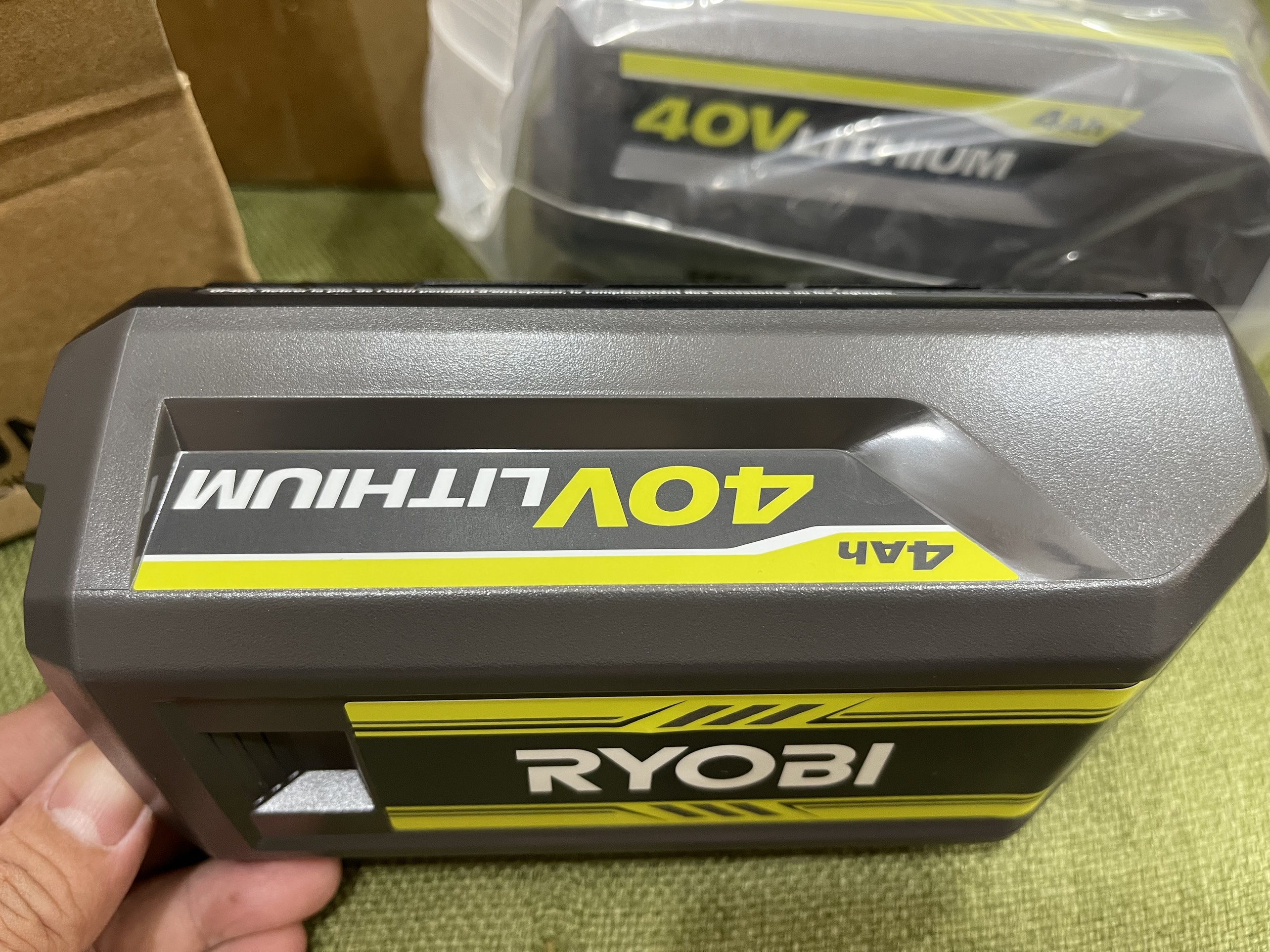 Pin ryobi 40v 4ah new