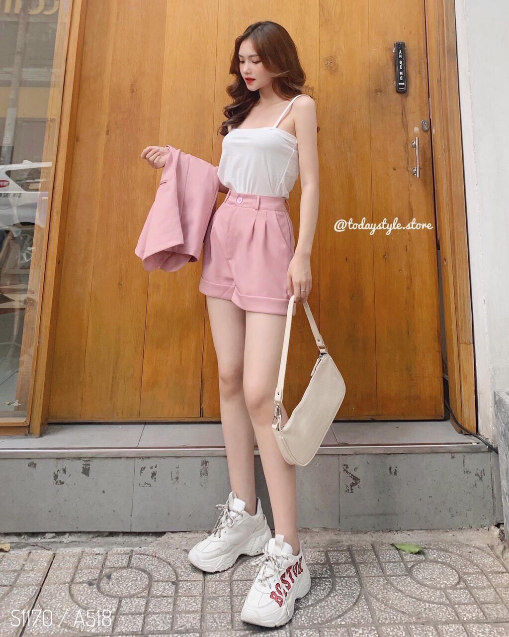 [HCM]Set bộ vest nữ 3 món đi chơi siêu xinh