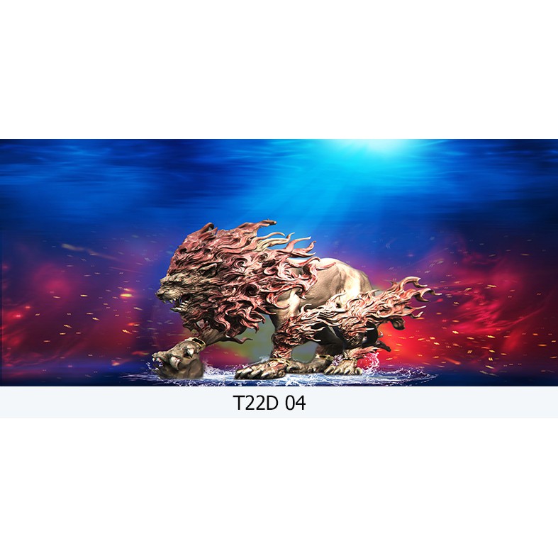 Tranh 3D bể cá cảnh ( 60,70,80,90,100,110,120,150 )