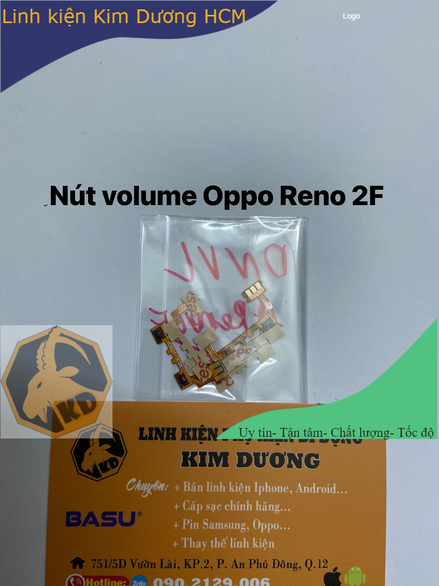 [HCM]Dây nút volume Oppo Reno 2F