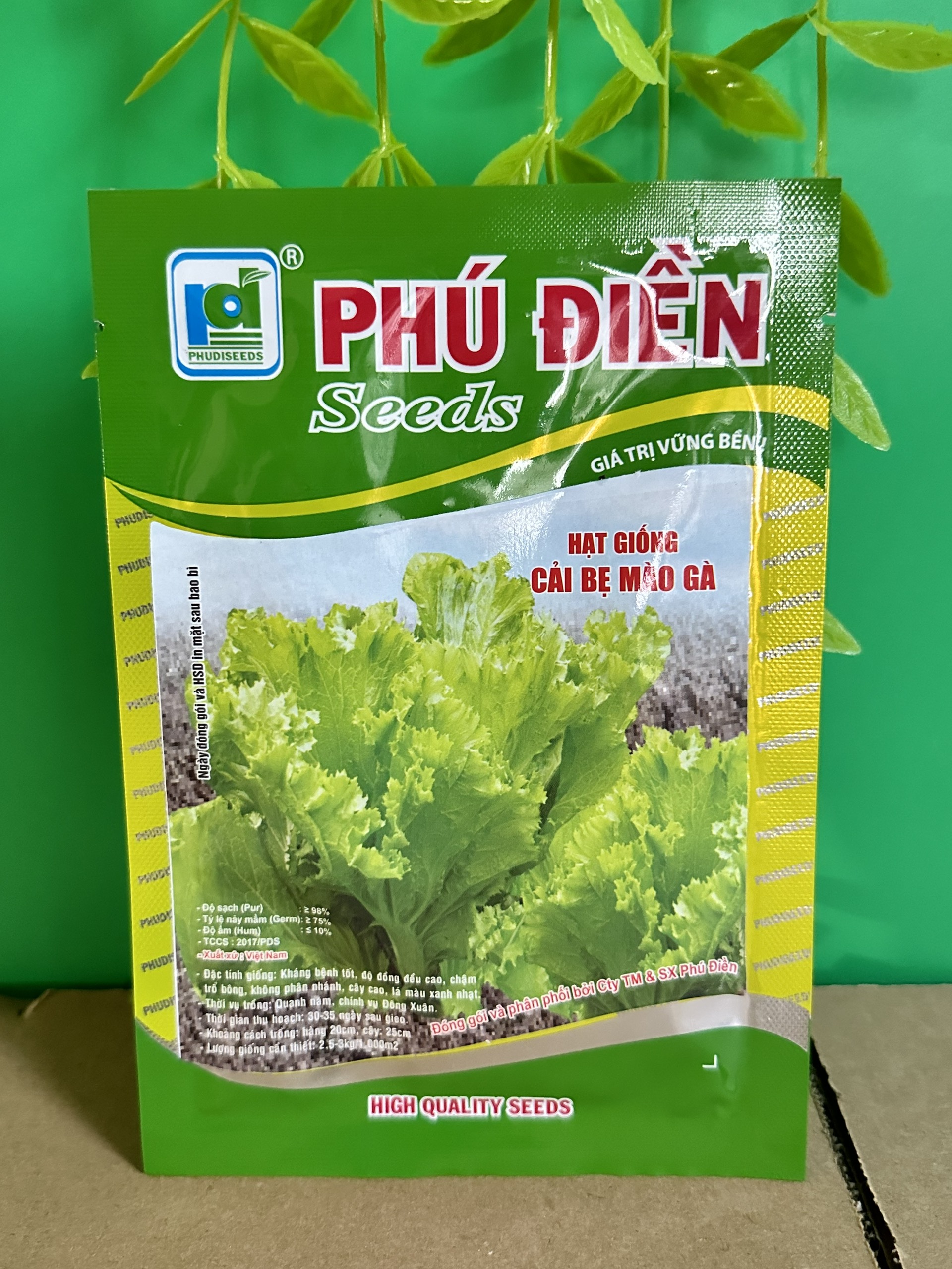 Hạt giống rau cải bẹ mào gà