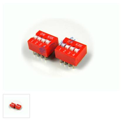 Bộ 5 Công tắc gạt Mini - 4 nút