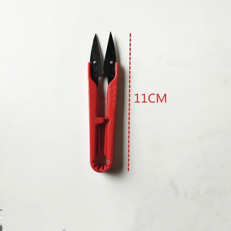 Kéo Bấm Chỉ Cán Đỏ DJ-107 Cao Cấp