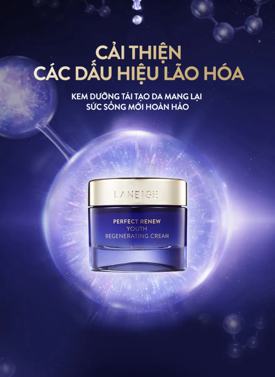 Kem Dưỡng Da Mặt Chống Lão Hóa và Săn Chắc Da Laneige chính hãng Perfect  Renew Youth Regenerating Cream 50ML phiên bản mới | Lazada.vn