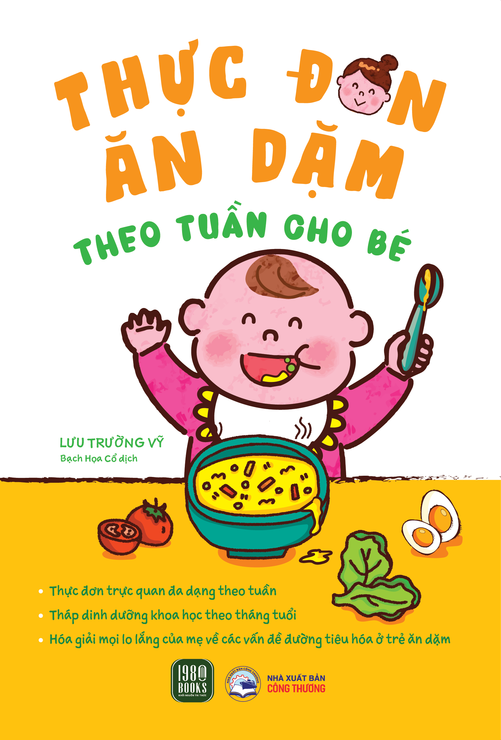 Sách - thực đơn ăn dặm theo tuần cho bé