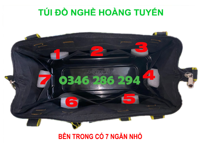 TÚI ĐỰNG ĐỒ NGHỀ ĐẾ NHỰA CHỐNG NƯỚC