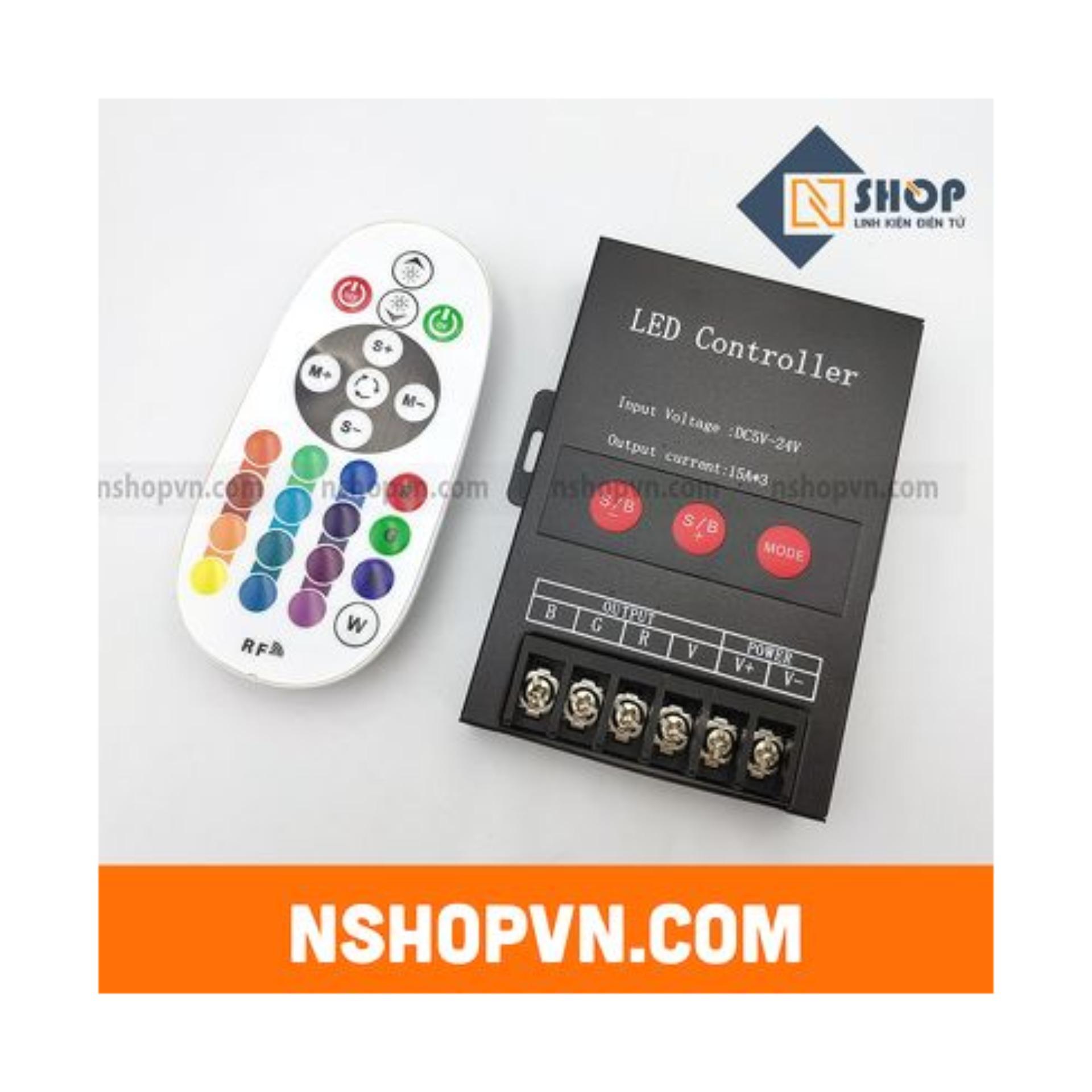 Bộ điều khiển LED RGB 5-24VDC 45A