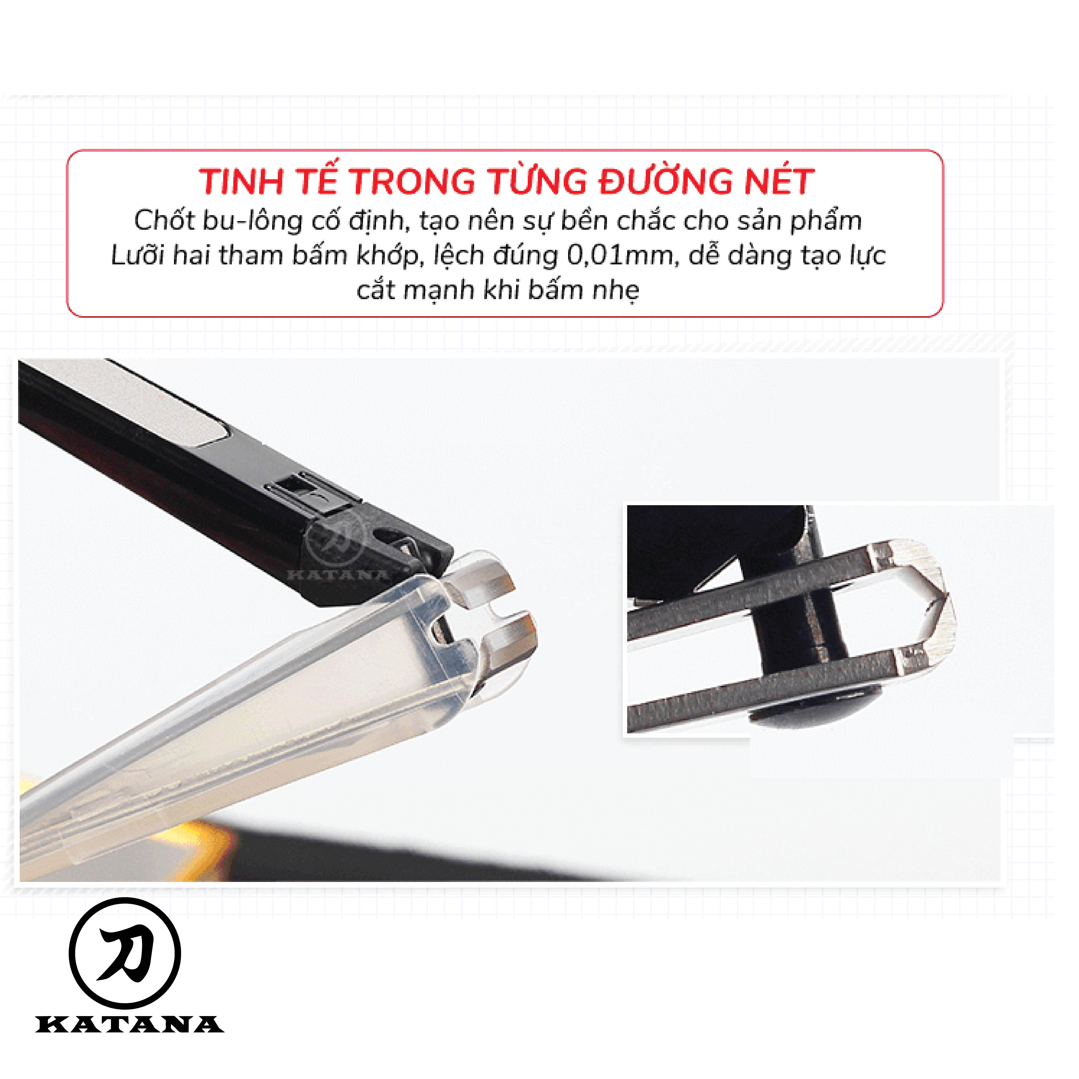 Bấm móng tay cao cấp Nhật KAI-Type001 KE0120 (màu đen)