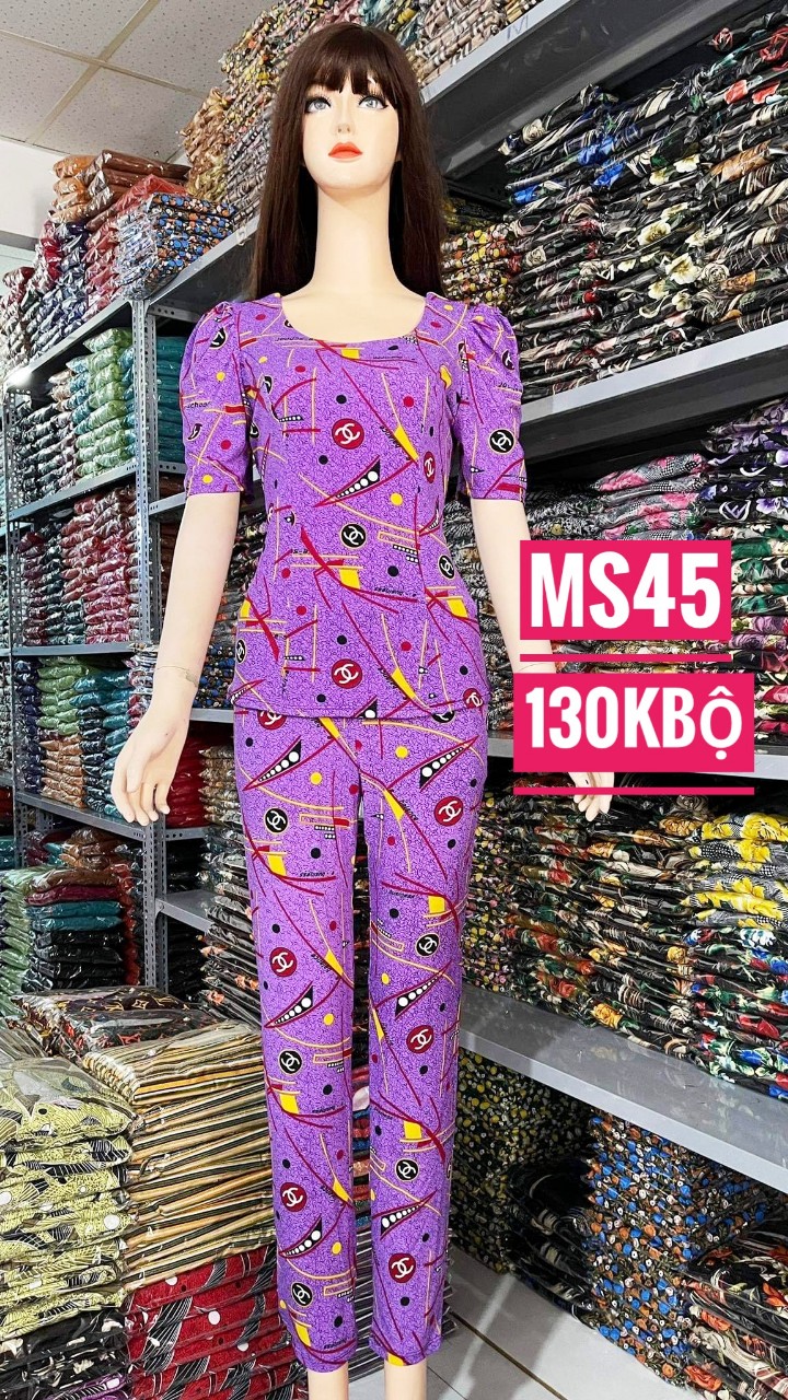 Đồ bộ mặc nhà thun aty (size 3 TỪ 56-63 ký)