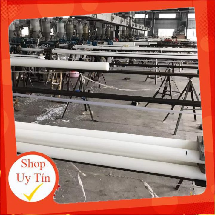 Nhựa P.O.M phi 30mmx500mm,Trắng đục